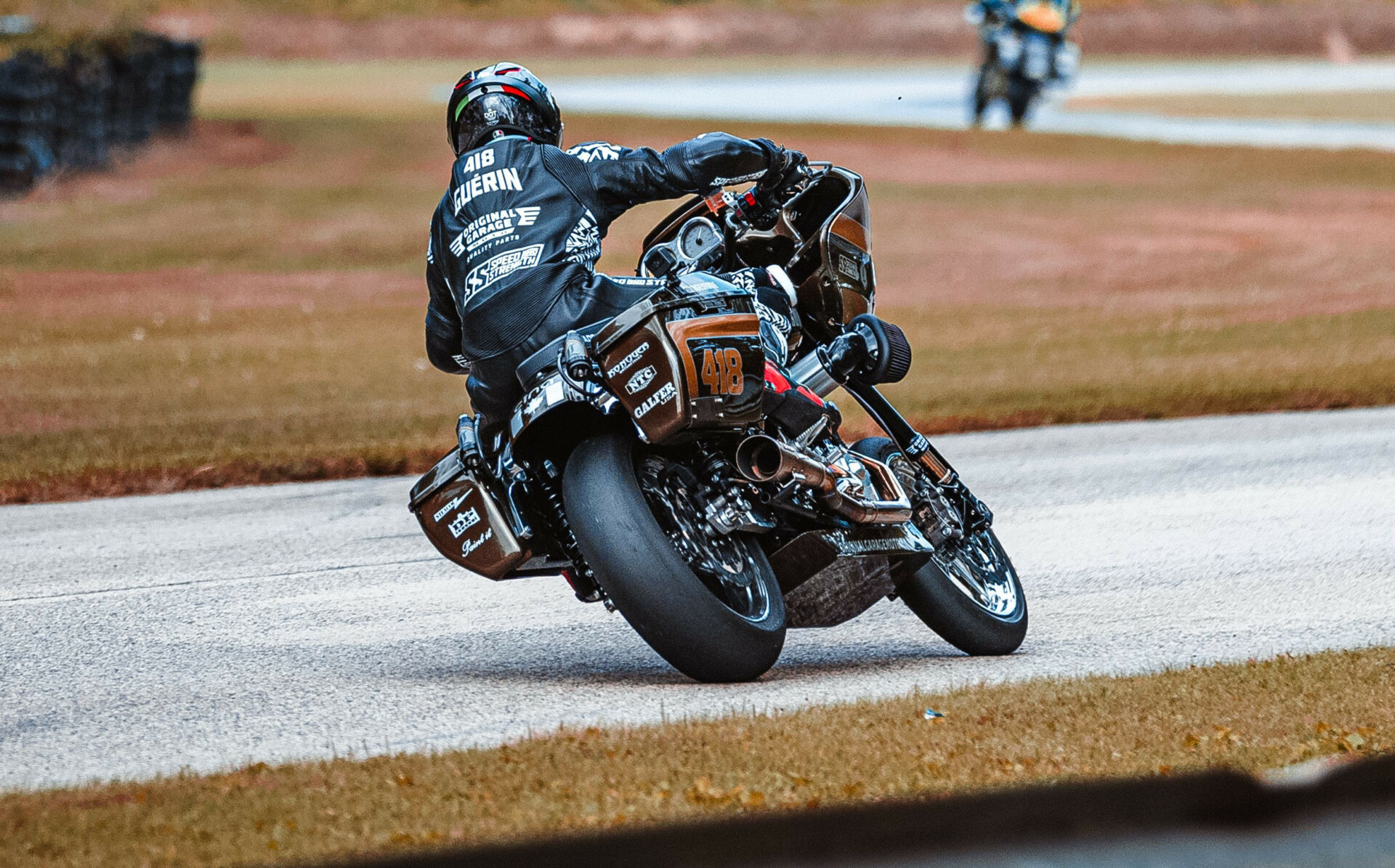 Bagger Racing League (BRL) is adding an entry-level Super Street category to its lineup of classes, which includes the NAMZ Bagger GP class for highly modified machines like the one pictured. Photo by Tom Punchur, courtesy BRL.