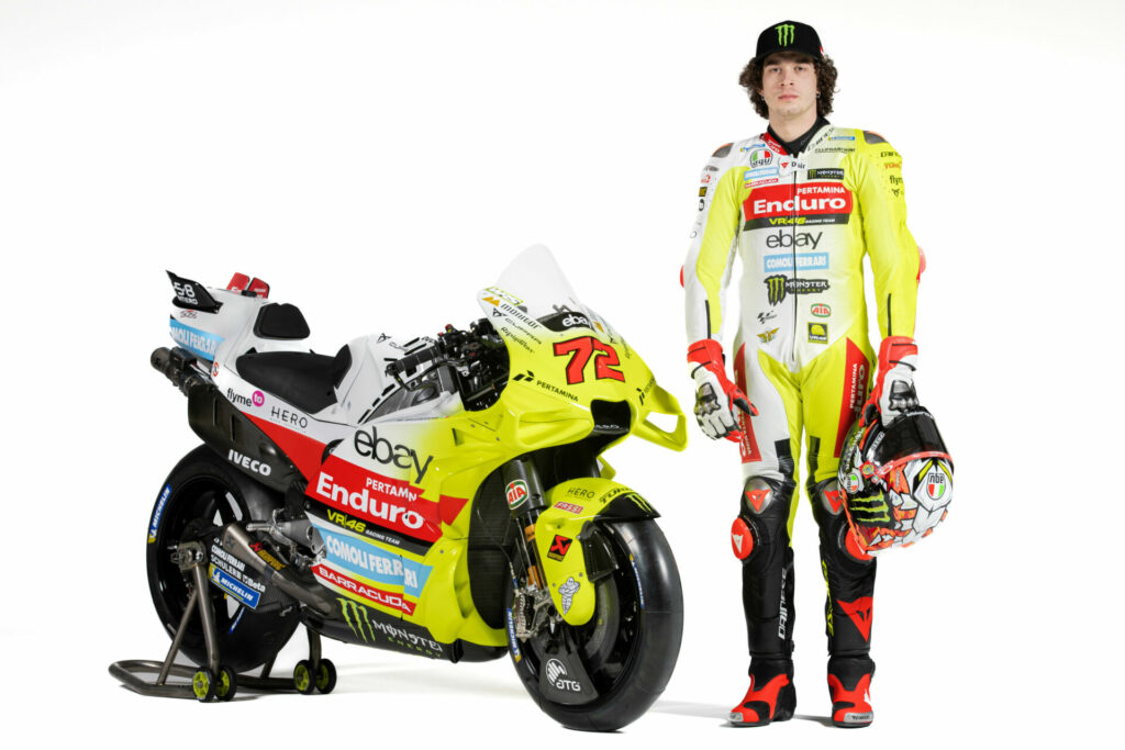 Marco Bezzecchi. Photo courtesy MotoGP: Pertamina Enduro VR46 Racing Team.