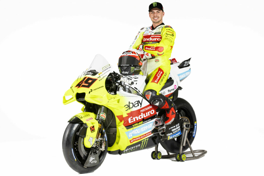 Fabio Di Giannantonio. Photo courtesy MotoGP: Pertamina Enduro VR46 Racing Team.