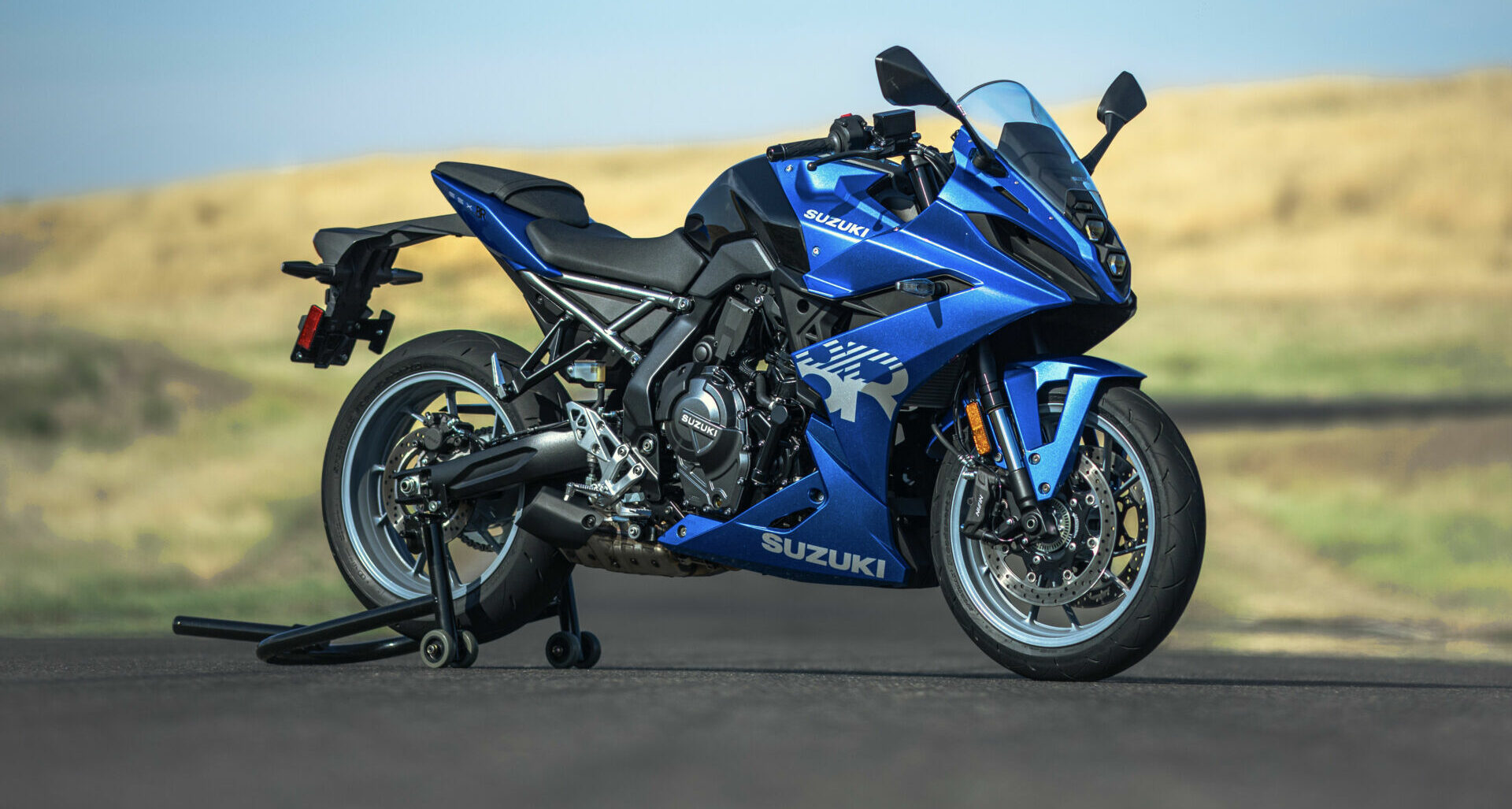 A 2024 Suzuki GSX-8R sportbike. Photo courtesy Suzuki Motor USA, LLC.