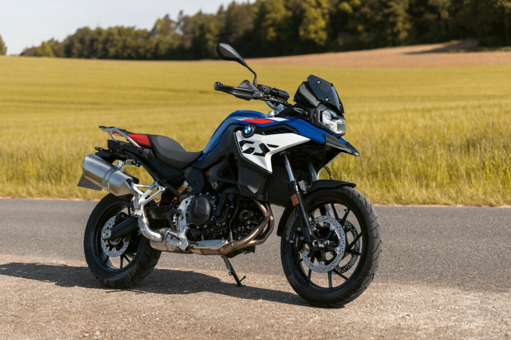 A 2024 BMW F 800 GS. Photo courtesy BMW Motorrad.